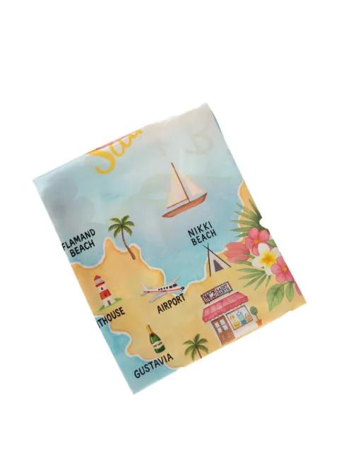 map-print scarf by MC2 SAINT BARTH