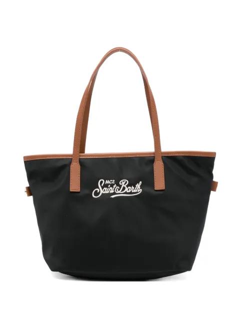 medium City embroidered tote bag by MC2 SAINT BARTH