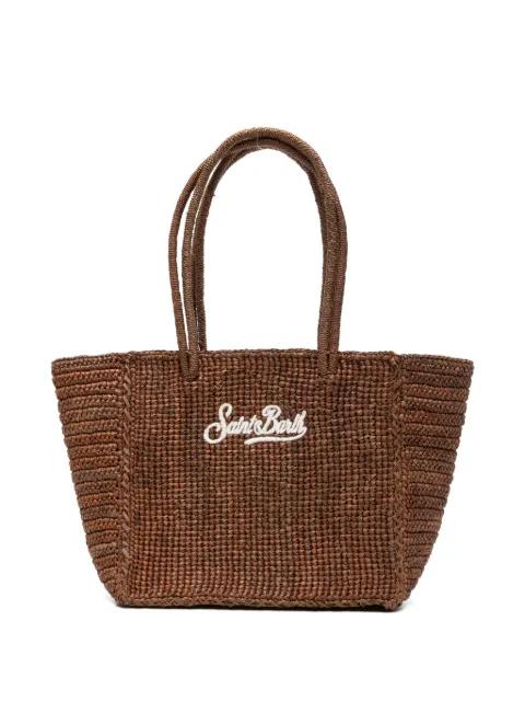 medium raffia shoulder bag by MC2 SAINT BARTH