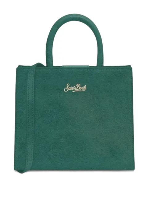 medium suede top-handle tote bag by MC2 SAINT BARTH