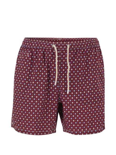 micro-print drawstring swim shorts by MC2 SAINT BARTH