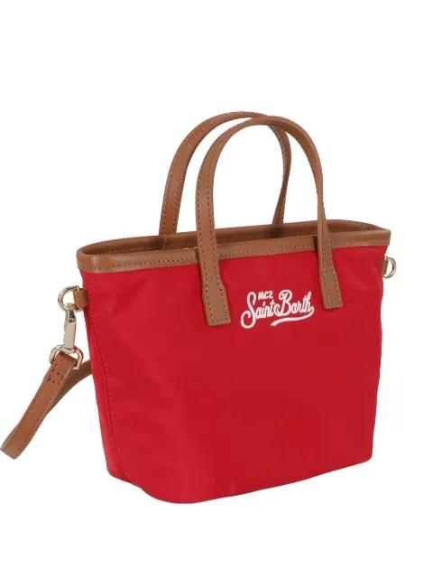 mini City logo-embroidered tote bag by MC2 SAINT BARTH
