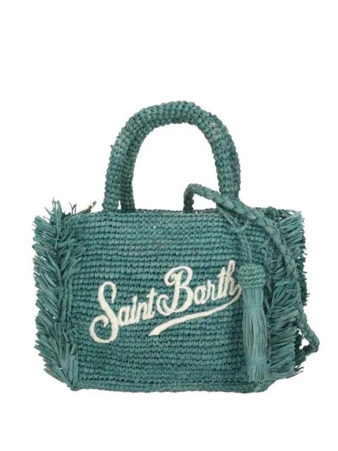 mini Vanity fringe-trimmed tote bag by MC2 SAINT BARTH