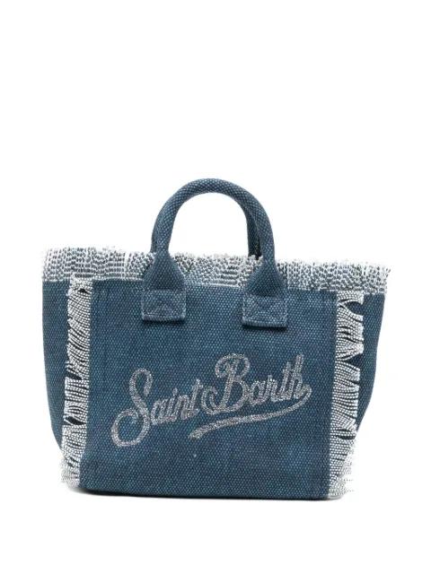 mini Vanity fringed tote bag by MC2 SAINT BARTH