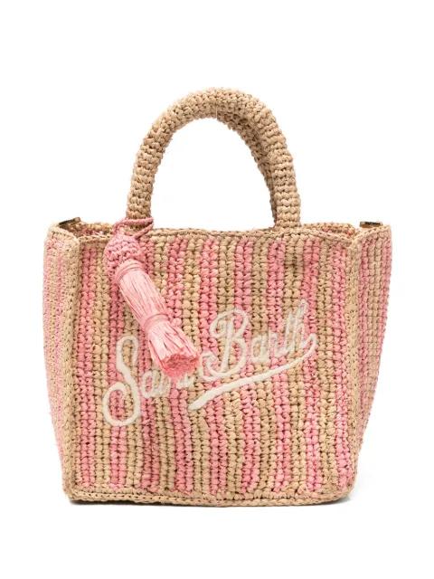 mini Vanity striped tote bag by MC2 SAINT BARTH