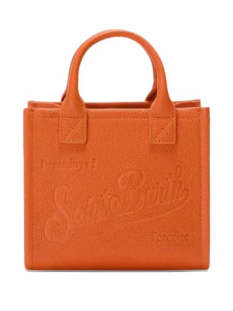mini embossed-logo tote bag by MC2 SAINT BARTH