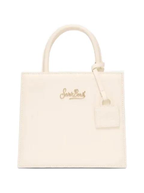 mini leather tote bag by MC2 SAINT BARTH