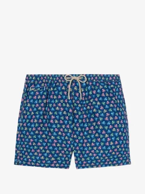 octopus-print drawstring swim shorts by MC2 SAINT BARTH