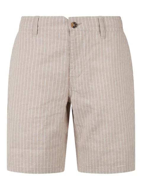 pinstriped shorts by MC2 SAINT BARTH