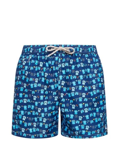 printed-design swim shorts by MC2 SAINT BARTH