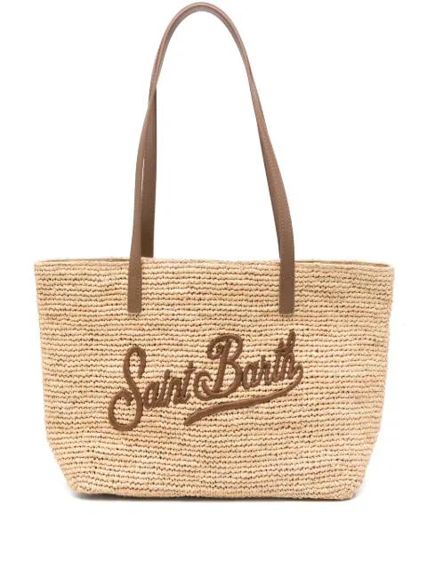 raffia shoulder bag by MC2 SAINT BARTH