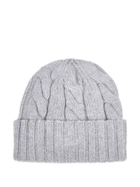 ribbed cable-knit beanie hat by MC2 SAINT BARTH