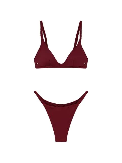 ruched-strap bikini by MC2 SAINT BARTH