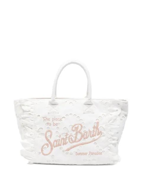 ruffled tote bag by MC2 SAINT BARTH