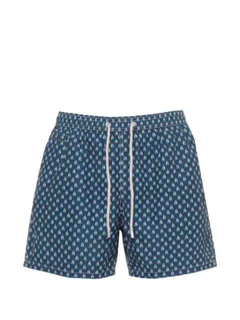 sailboat-print swim shorts by MC2 SAINT BARTH