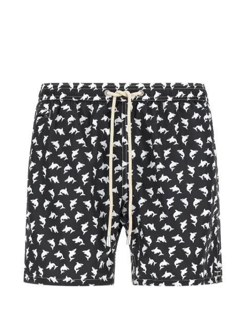 shark-print swim shorts by MC2 SAINT BARTH