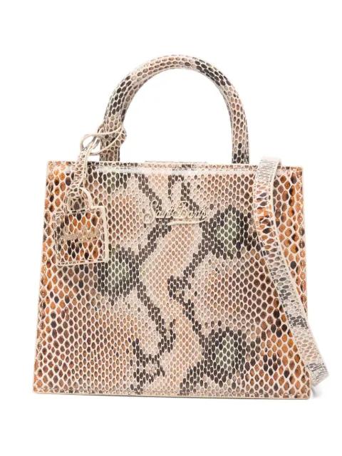 snakeskin tote bag by MC2 SAINT BARTH