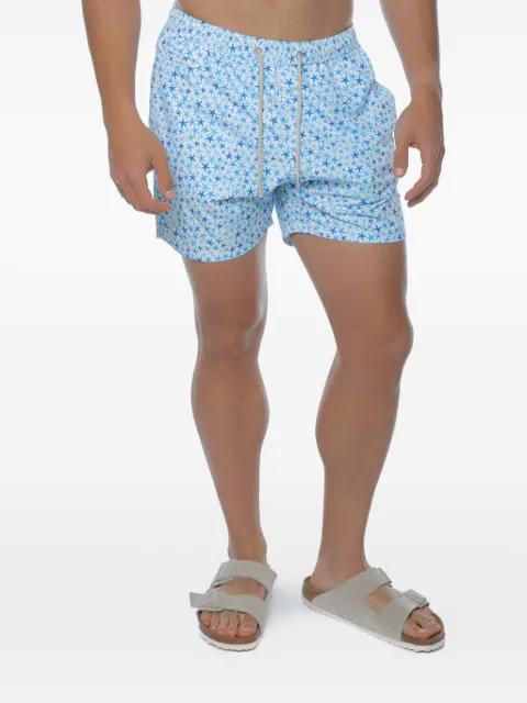 starfish-print drawstring swim shorts by MC2 SAINT BARTH