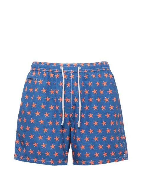 starfish-print drawstring swim shorts by MC2 SAINT BARTH