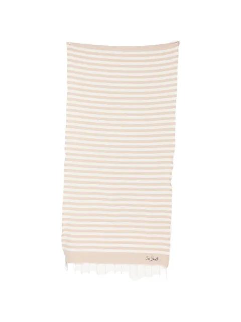 striped beach towel by MC2 SAINT BARTH