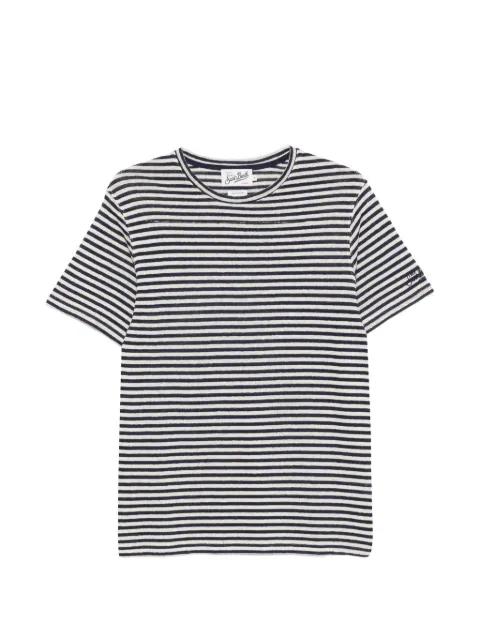 striped cotton T-shirt by MC2 SAINT BARTH