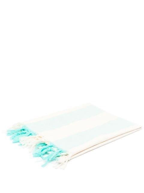 striped cotton beach towel by MC2 SAINT BARTH
