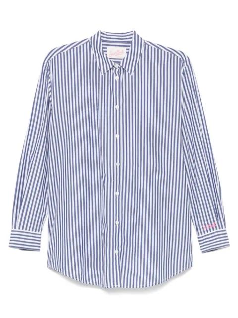striped cotton shirt by MC2 SAINT BARTH