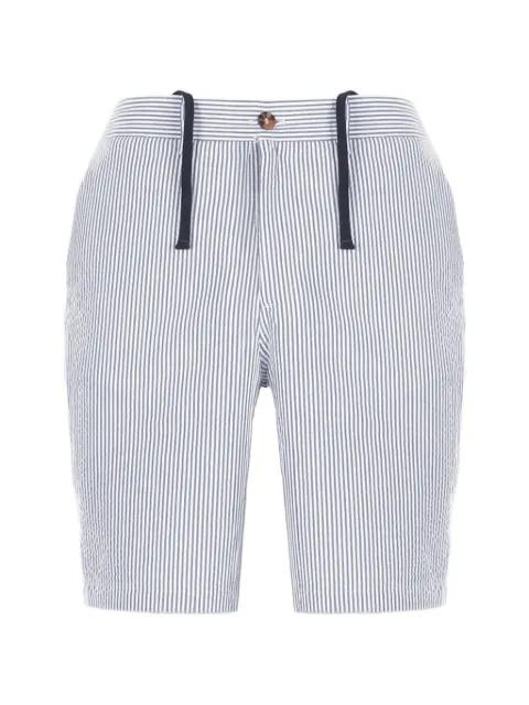 striped drawstring shorts by MC2 SAINT BARTH