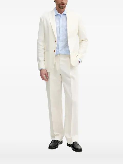 striped linen shirt by MC2 SAINT BARTH