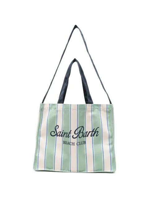 striped tote bag by MC2 SAINT BARTH