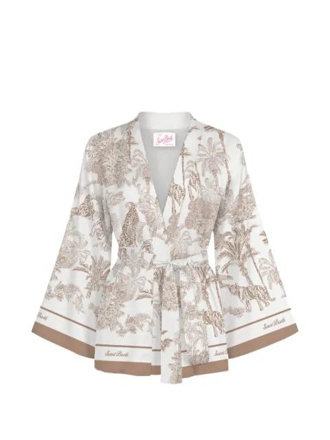 toile de Jouy-print blouse by MC2 SAINT BARTH