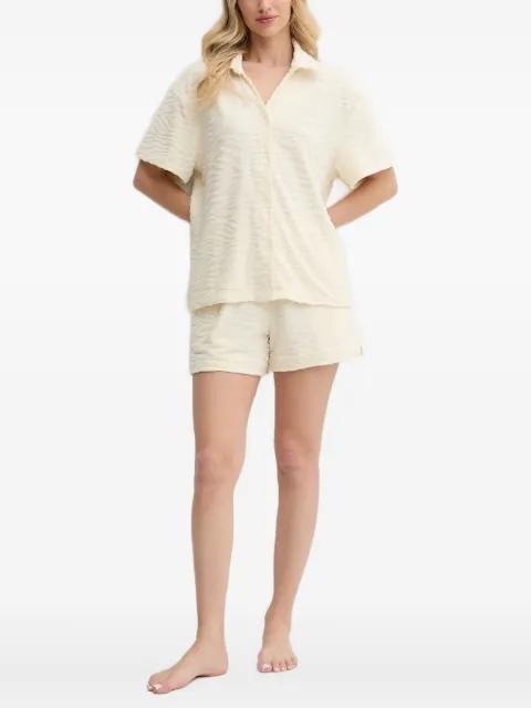 wave-textured shirt by MC2 SAINT BARTH