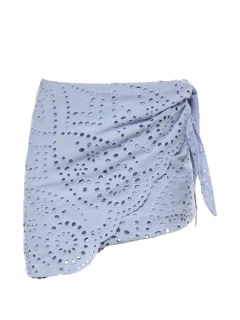 wrap asymmetric skirt by MC2 SAINT BARTH
