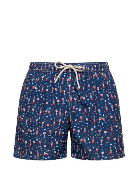 x Aperol Lighting swim shorts by MC2 SAINT BARTH