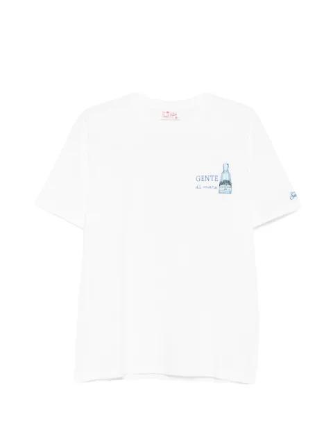 x Gin Mare embroidered T-shirt by MC2 SAINT BARTH