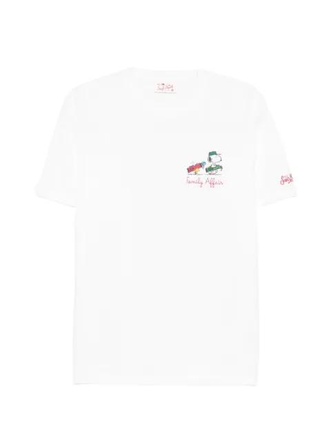 x Peanuts Portofino print-detail T-shirt by MC2 SAINT BARTH