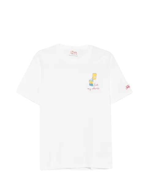 x The Simpsons Portofino graphic-print T-shirt by MC2 SAINT BARTH