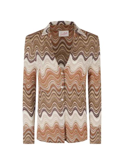 zigzag-knit shirt by MC2 SAINT BARTH