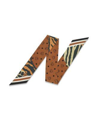 Animalier Petite Silk Scarf by MCM
