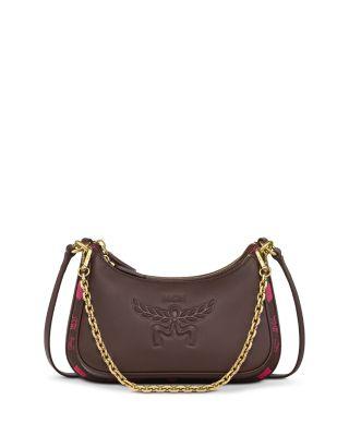 Aren Maxi Double Leather Shoulder Bag by MCM