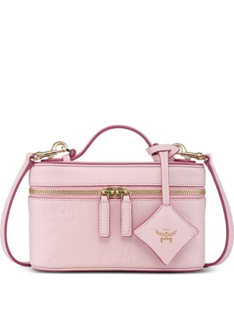 Aren Maxi Monogram leather vanity case by MCM