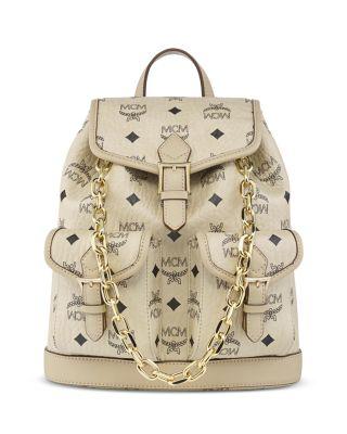 Aren Mini Visetos Leather Backpack by MCM