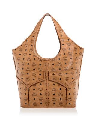 Aren Visetos XL Shopper Tote by MCM