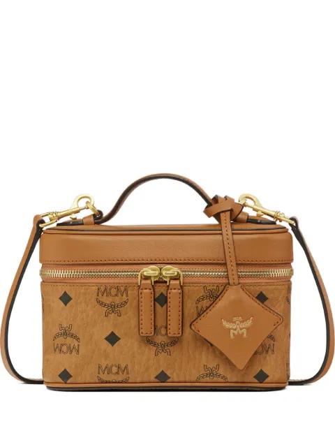 Aren Visetos mini vanity case by MCM