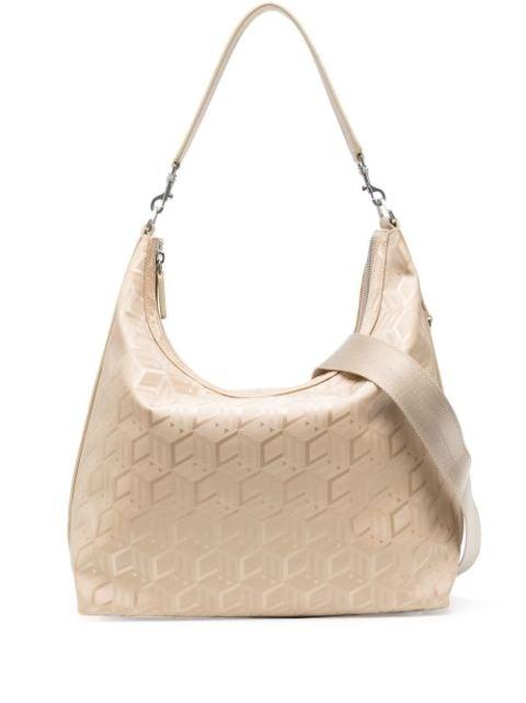 Aren monogram jacquard tote bag by MCM