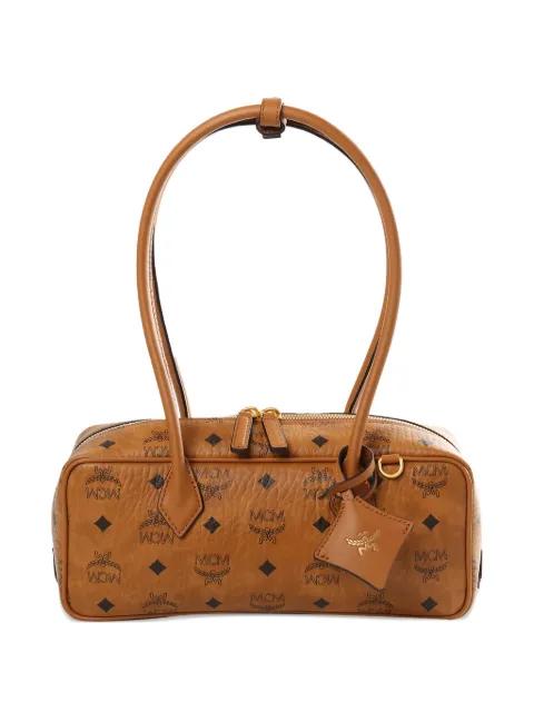 Aren monogram zip shoulder bag by MCM
