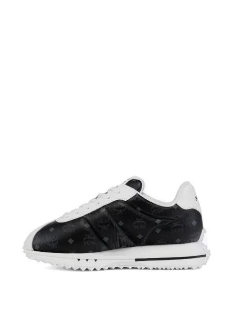 Diamante monogram-print panelled sneakers by MCM