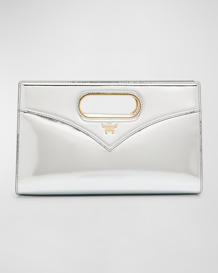 Diamond Metallic Leather Crossbody Bag by MCM