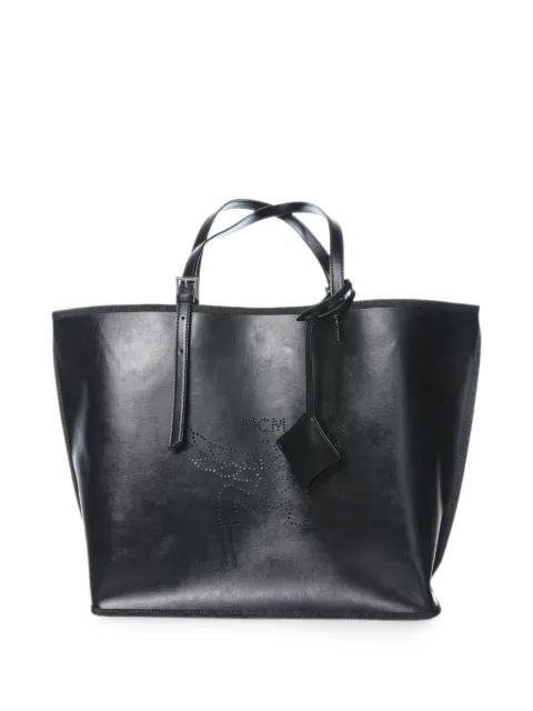 Himmel perforated tote bag by MCM