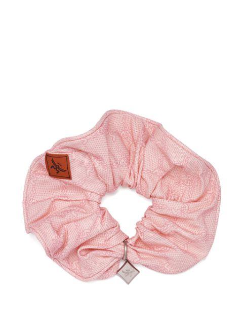 Lauretos Monogram scrunchie by MCM